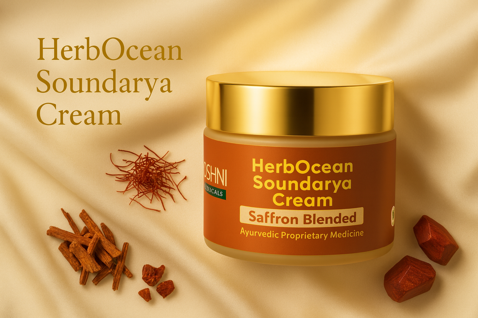 14 Days to Glow: Saffron Night Repair with HerbOcean Soundarya Tailam & Cream